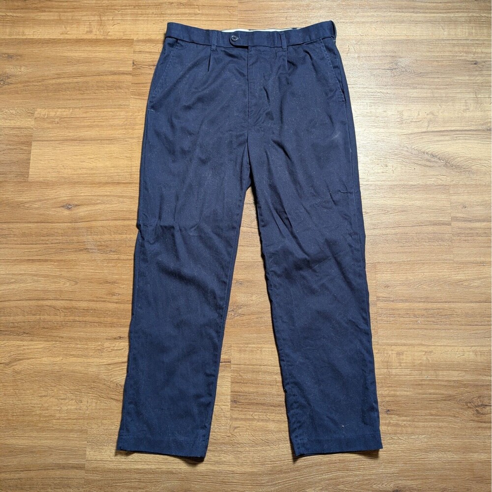 Vintage Peter Christian Pants Men Size 34x29(28) Blue Casual Straight Leg Cotton